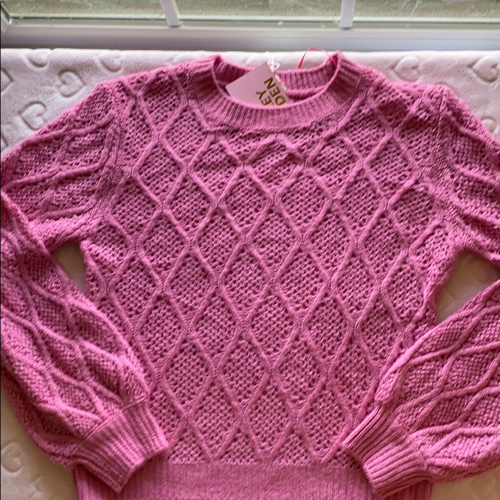❌Leyden Women's Cable Knit Cropped Sweater